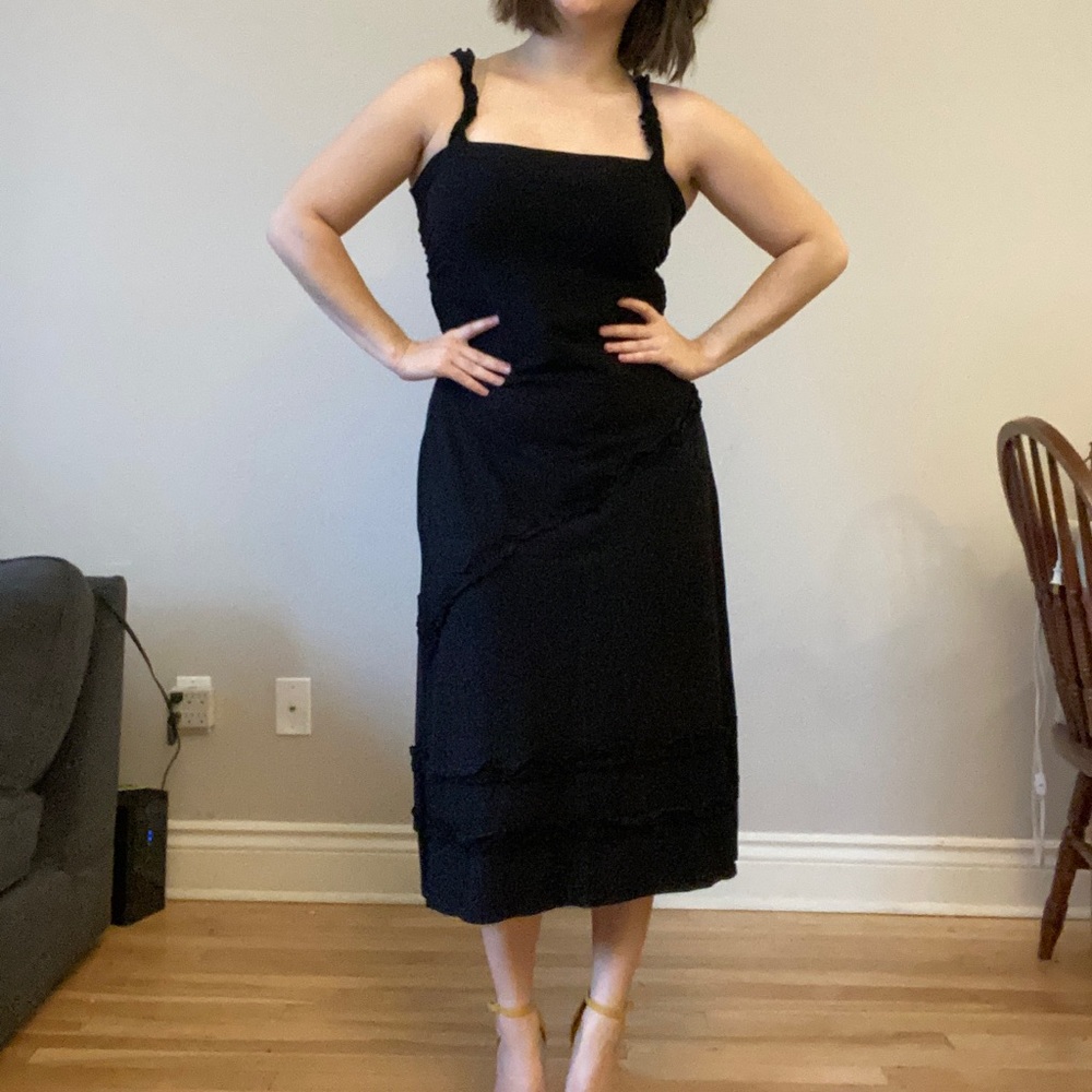 Tehen par Poles Black Dress